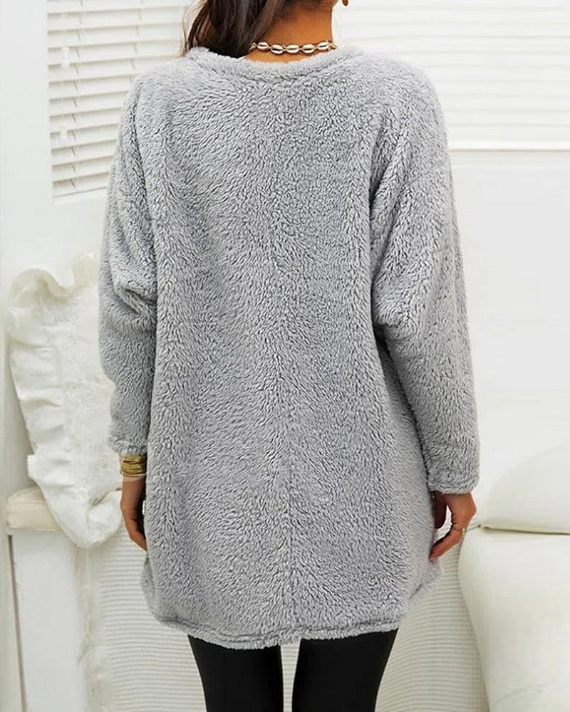 Comfortable, warm and long sweater