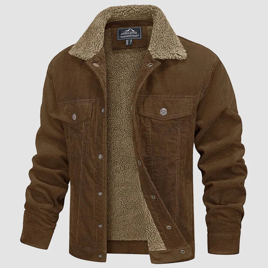 Trendy corduroy jacket for men