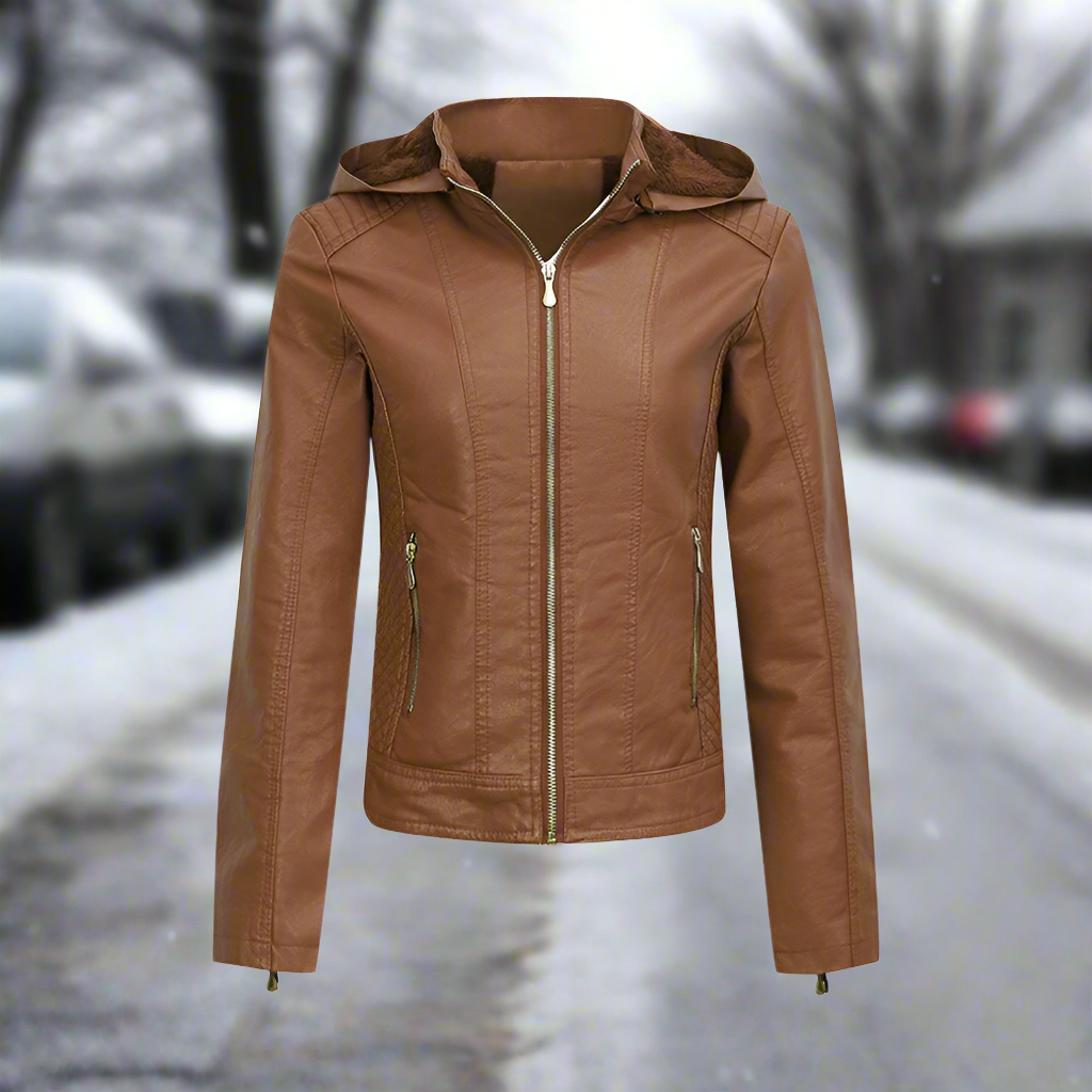 Women - Winter Jacket - Stylish with Hood - Warm and Fashionable Outerwear for Cold Weather