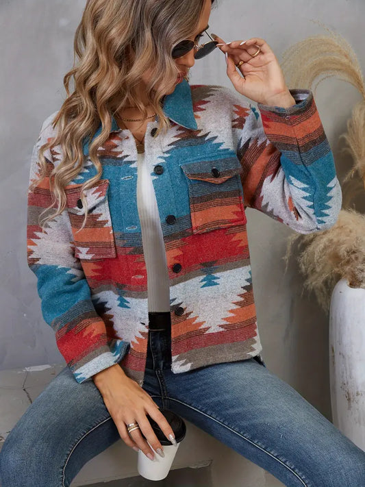 Vintage-style cotton jacket