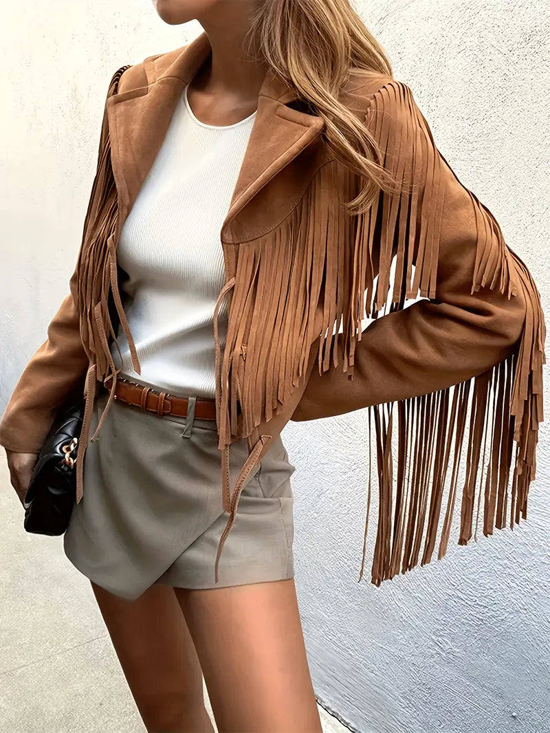 Stylish jacket with open front