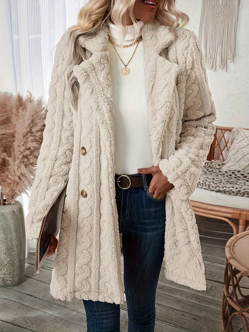 Elegant, warm and thick jacket