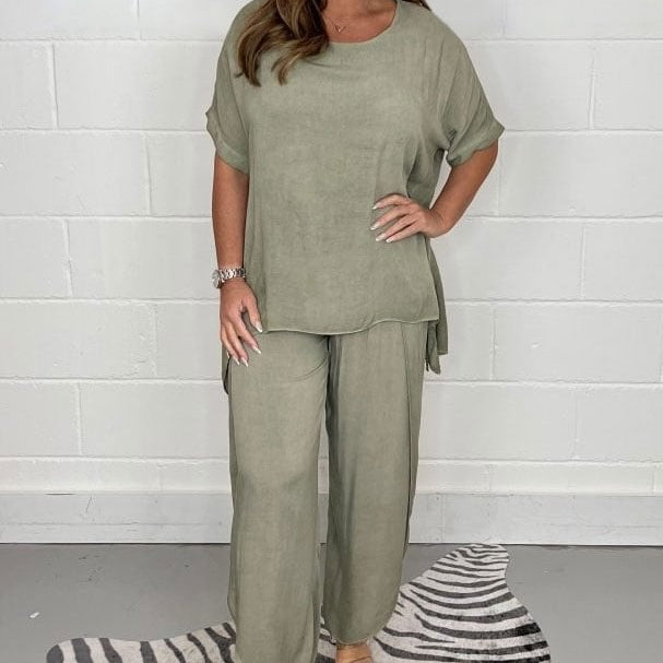 Women's - 2-Piece Set - Long-Sleeved Trousers - Comfortable & Fashionable Loungewear