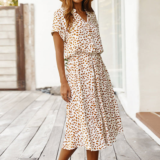 Polka dot dress for women