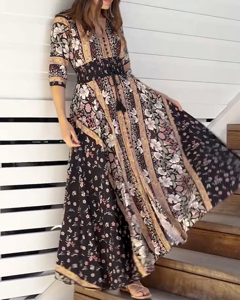 Style and flowers dress