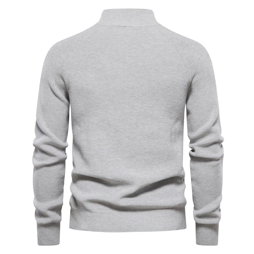 Half zip men's jumper for a casual and stylish look