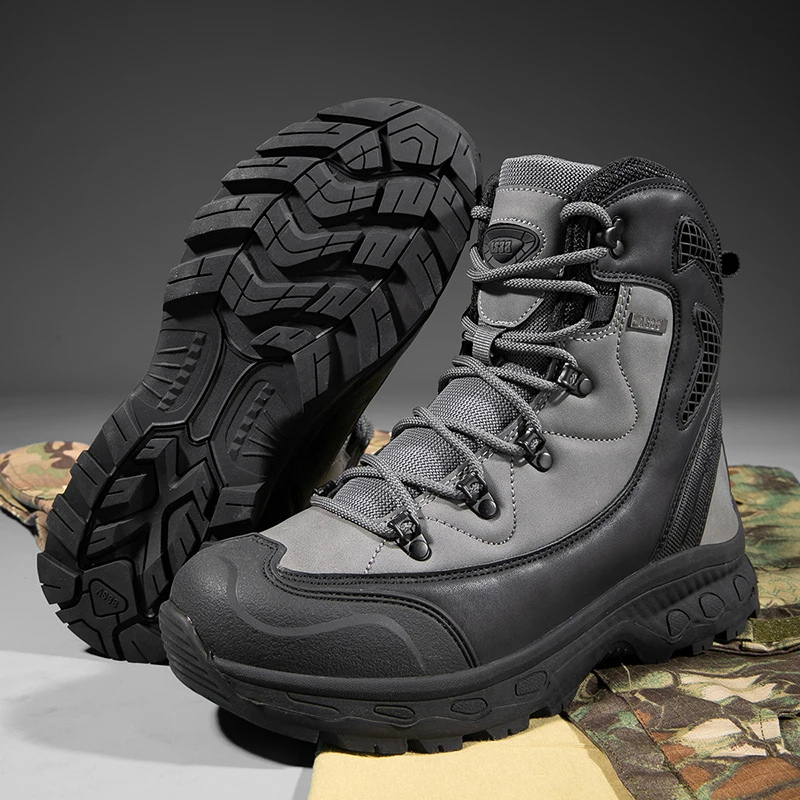 Hiking Shoes Men Waterproof Non-slip Outdoor Boots