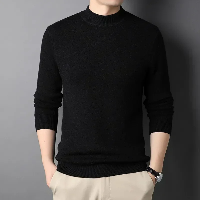 Warm knitted jumper in soft wool