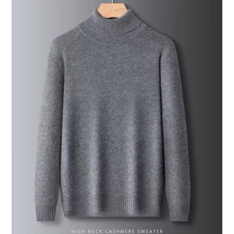 Classic turtleneck jumper made from the finest wool