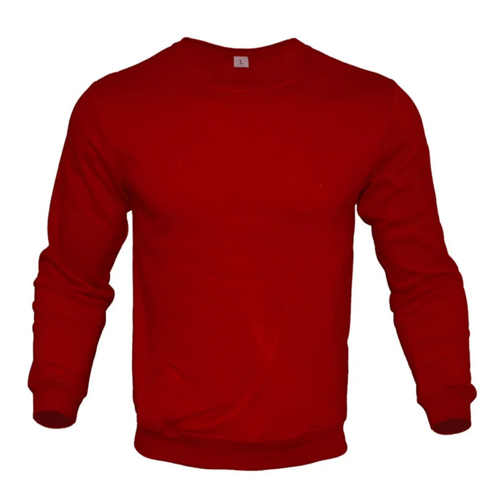 Round neck long sleeve basic jumper