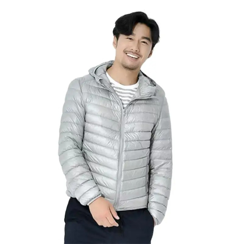 Men's quilted transition jacket With hood, Lightweight, Warm