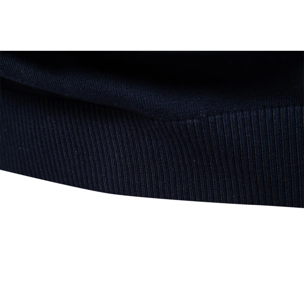 Classic V-neck men's jumper with subtle label detail