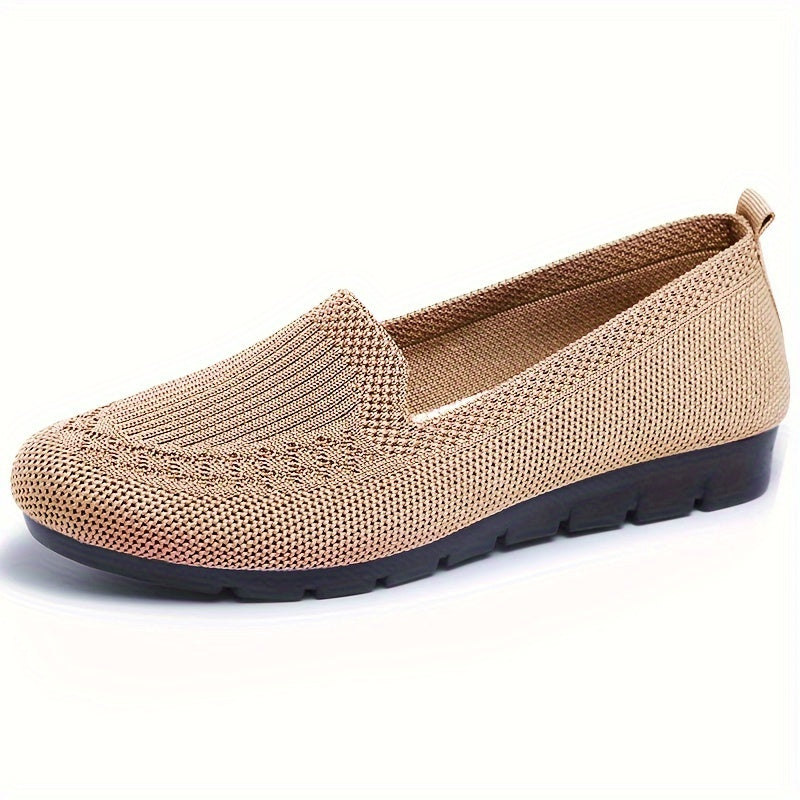 Women's - Slip-On Loafers - Lightweight Mesh - Breathable Comfort Shoes for Everyday Wear