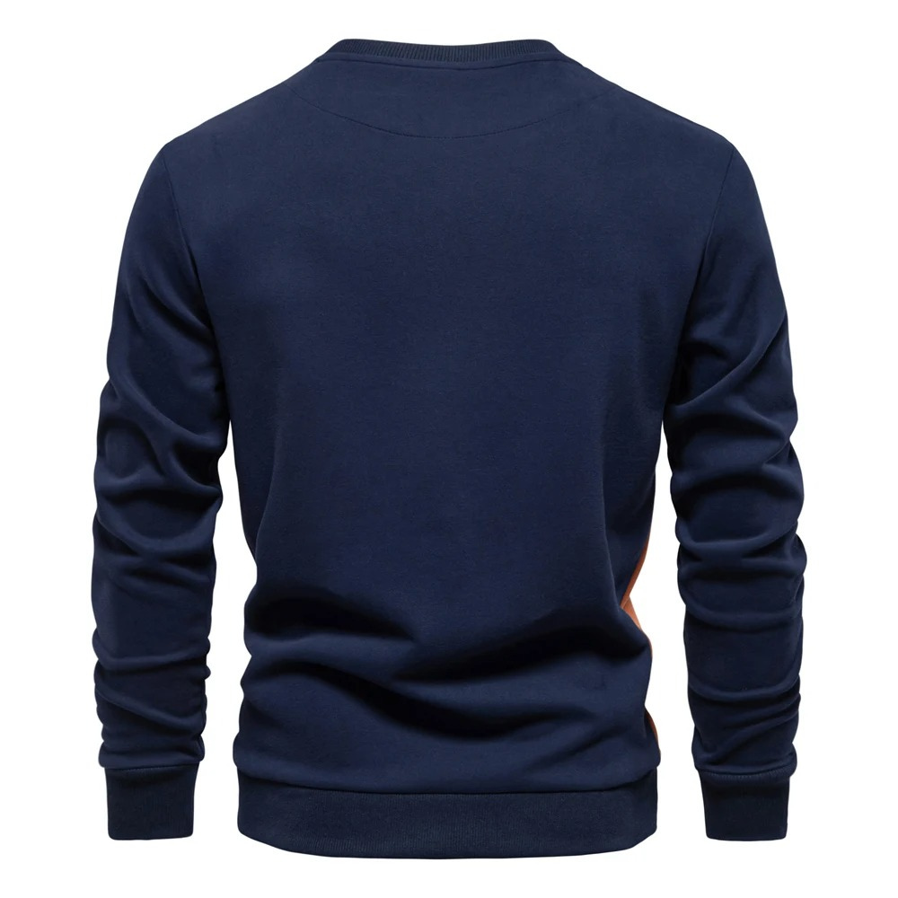 Casual jumper with side stripes