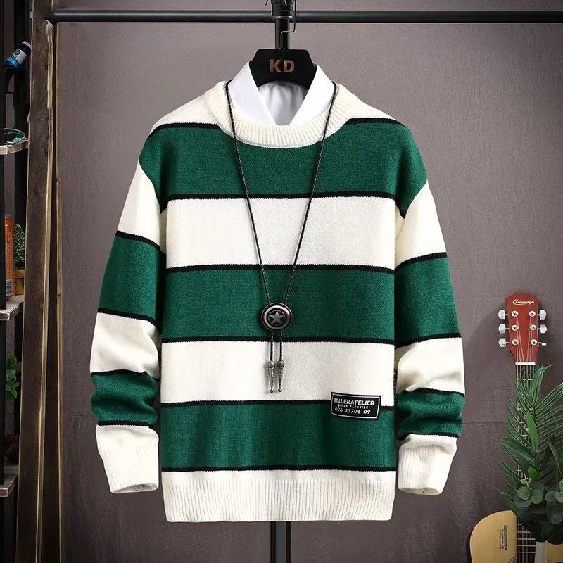 Soft knitted jumper for men