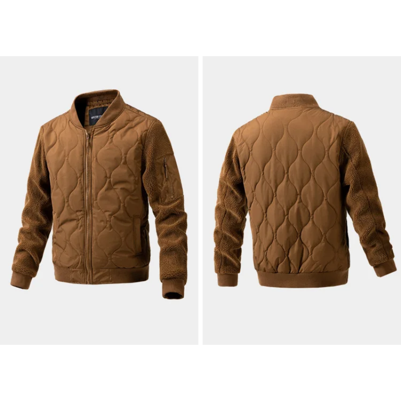 Men's quilted transitional jacket With zip