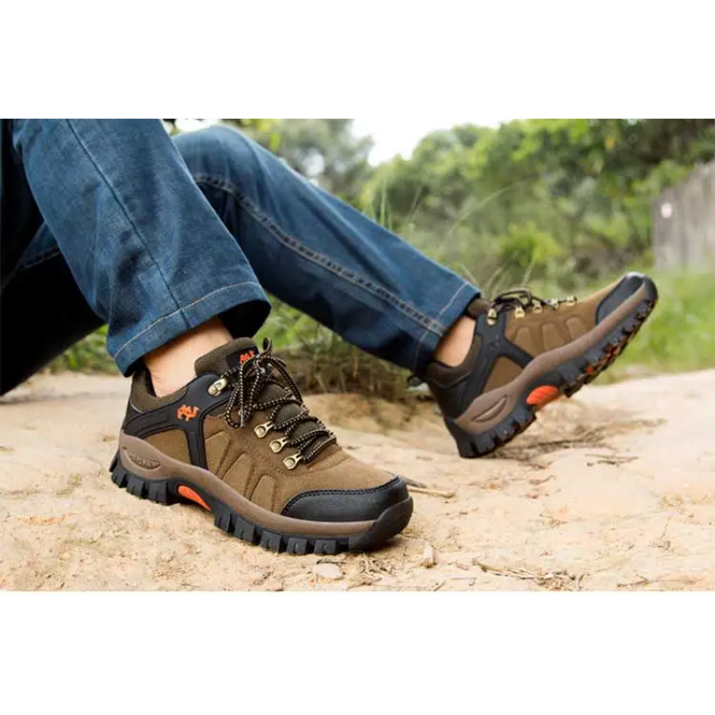 Hiking Shoes Men Waterproof Breathable Outdoor Shoes