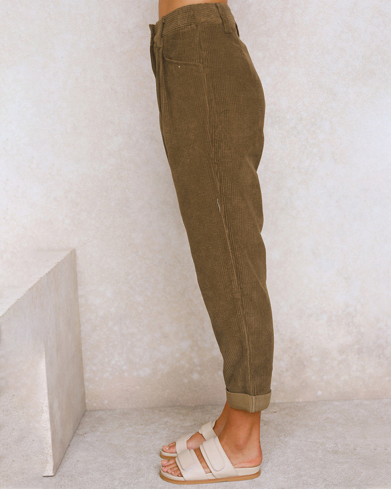 Corduroy Trousers For Women