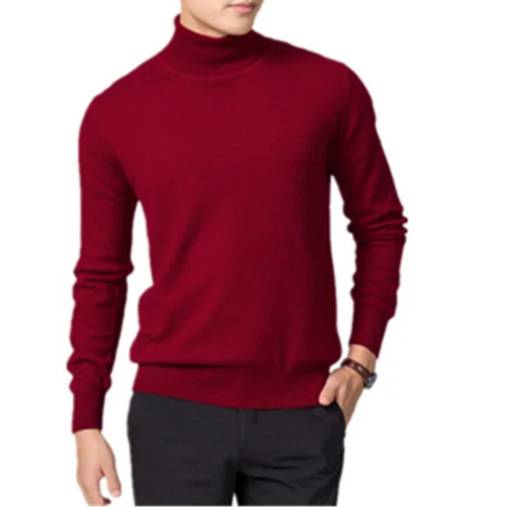 Elegant knit  turtleneck jumper men