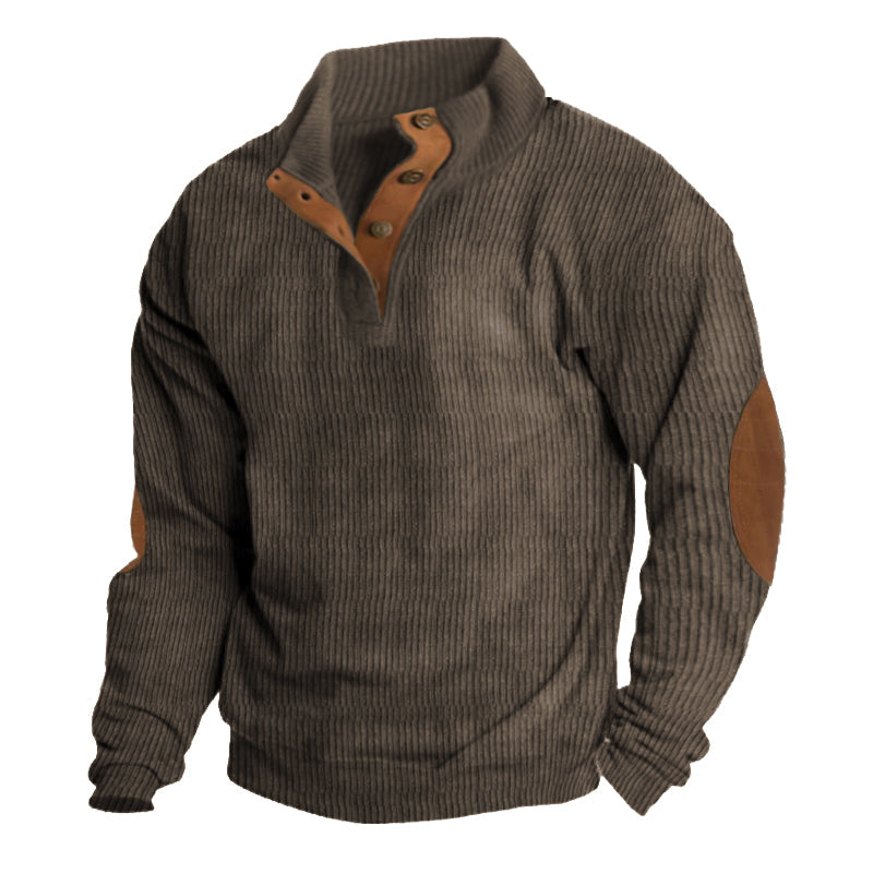 Men's jumper with buttons