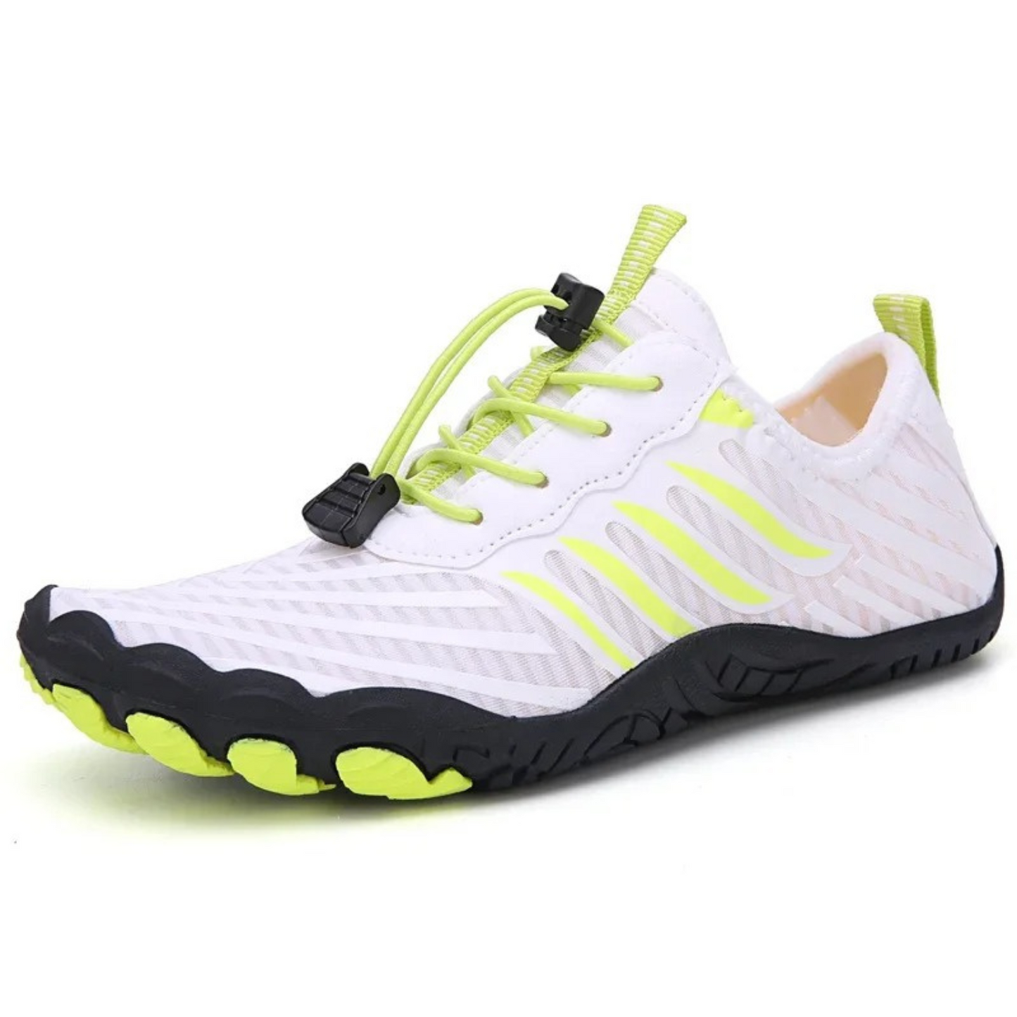 Breathable stretchy laces water barefoot shoes men