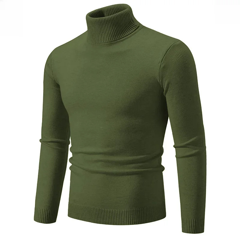 Elegant turtleneck jumper in fine knit