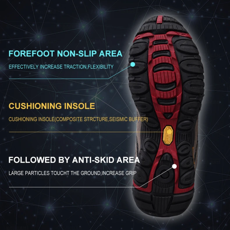 Hiking Shoes Men Breathable Non-slip Outdoor Sports Shoes