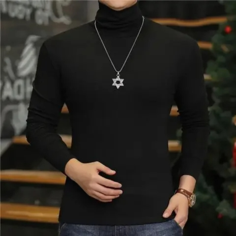 Breathable turtleneck jumper for everyday wear