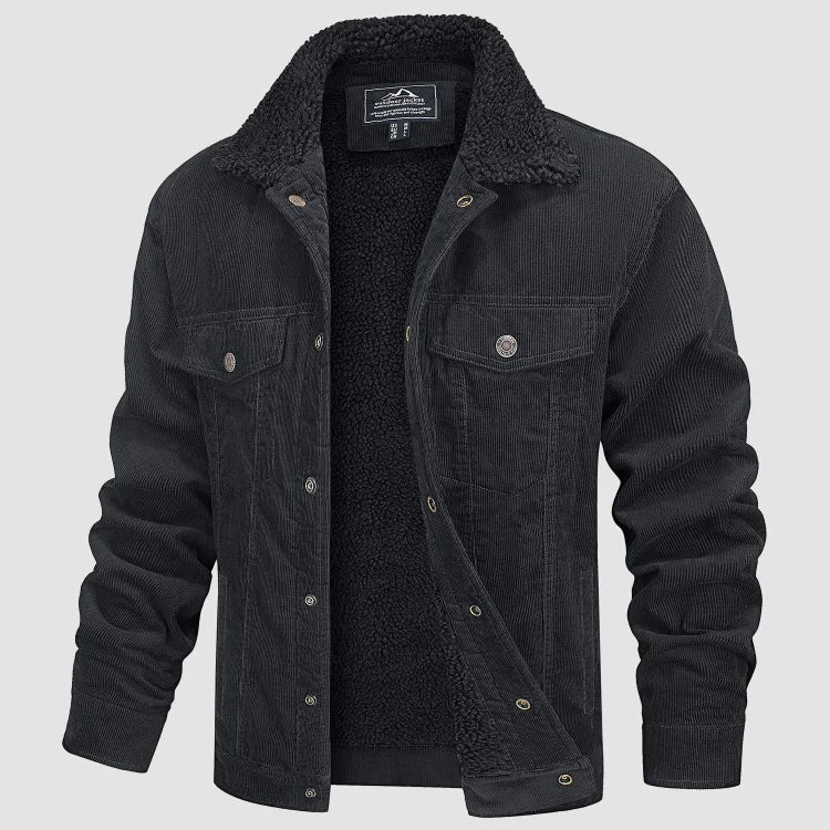 Trendy corduroy jacket for men