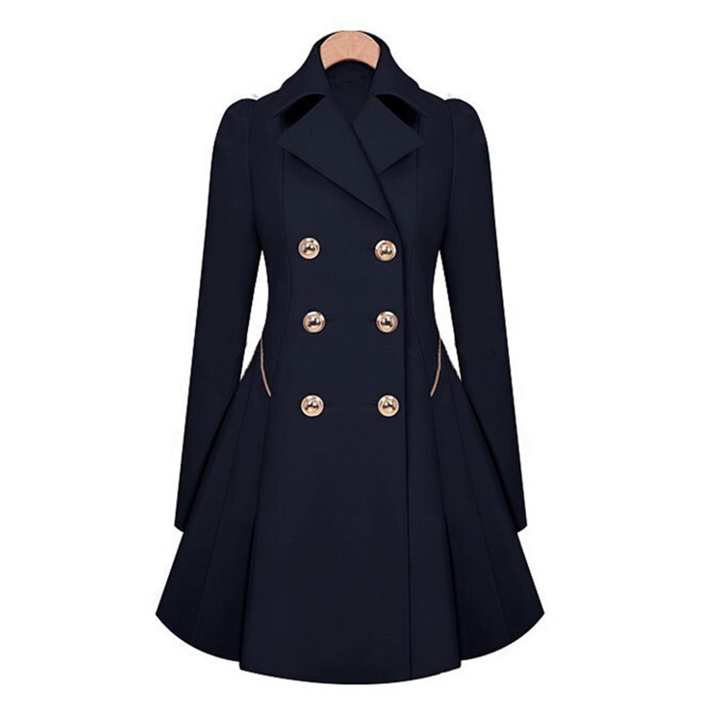 Women's Trench Coat - Stylish Design - Perfect for Chic Outfits - Fashionable Outerwear