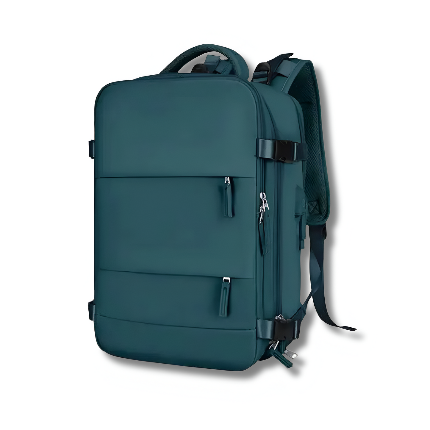 Travel backpack with plenty of storage space and USB charging port