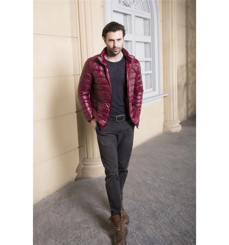 Men's Casual quilted transition jacket