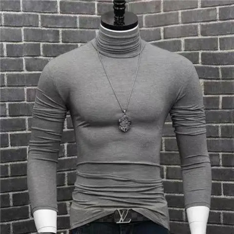 Elegant turtleneck jumper men - Fashionable turtleneck jumper