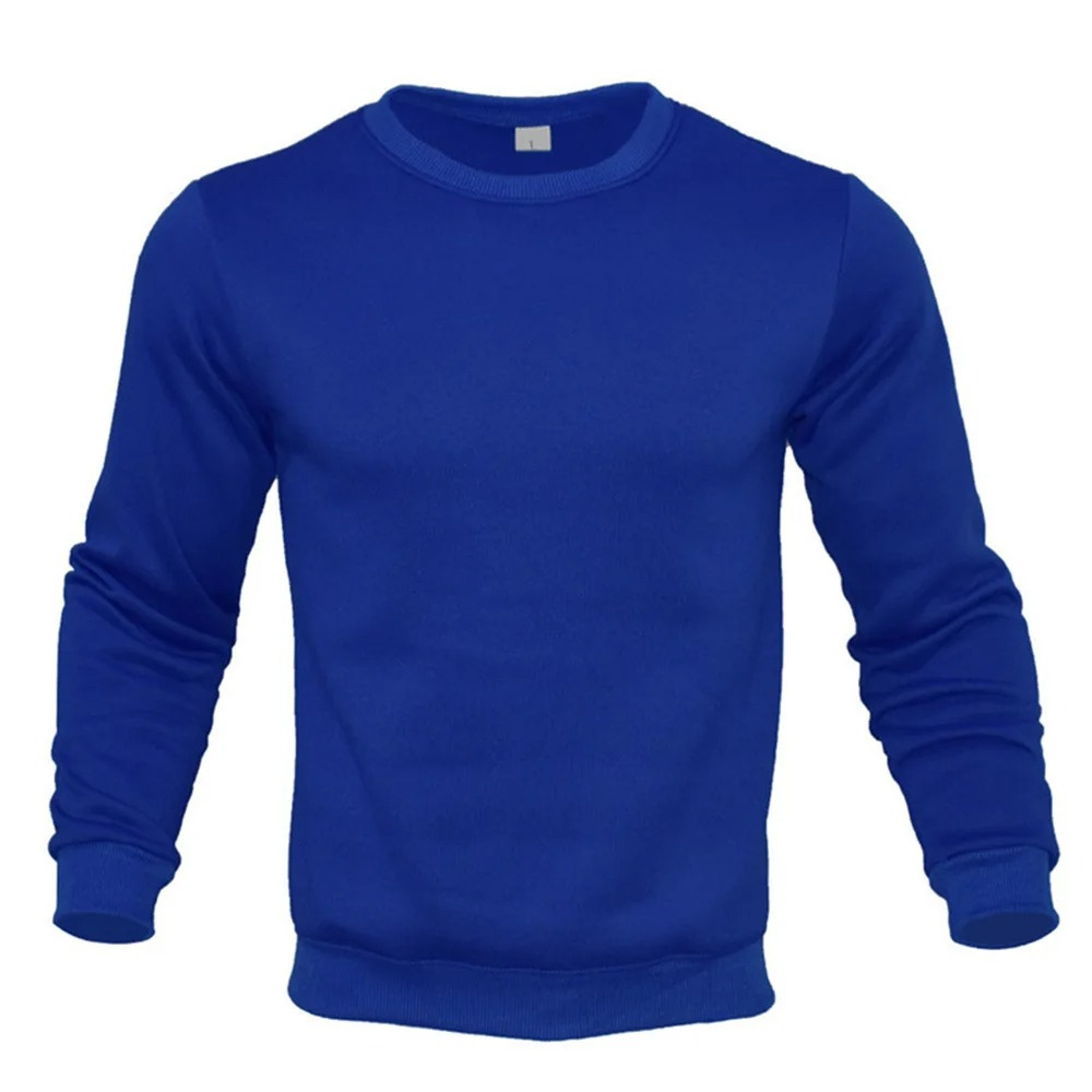 Round neck long sleeve basic jumper