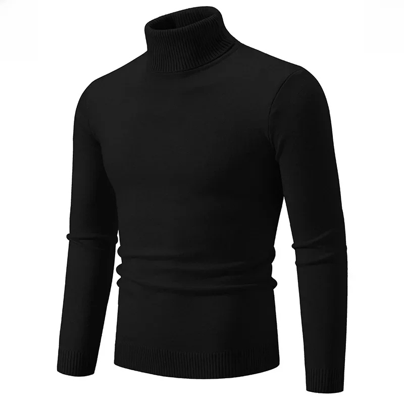 Elegant turtleneck jumper in fine knit