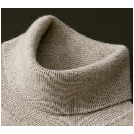 Elegant knit  turtleneck jumper men