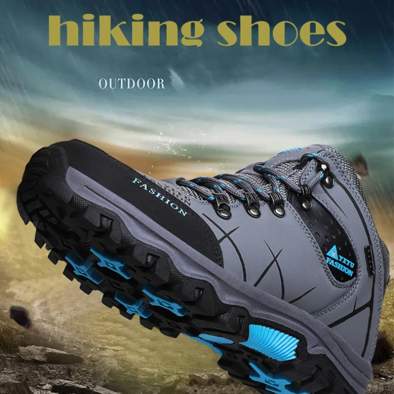 Hiking Shoes Men's Waterproof Warm Lined Outdoor Trekking Shoes