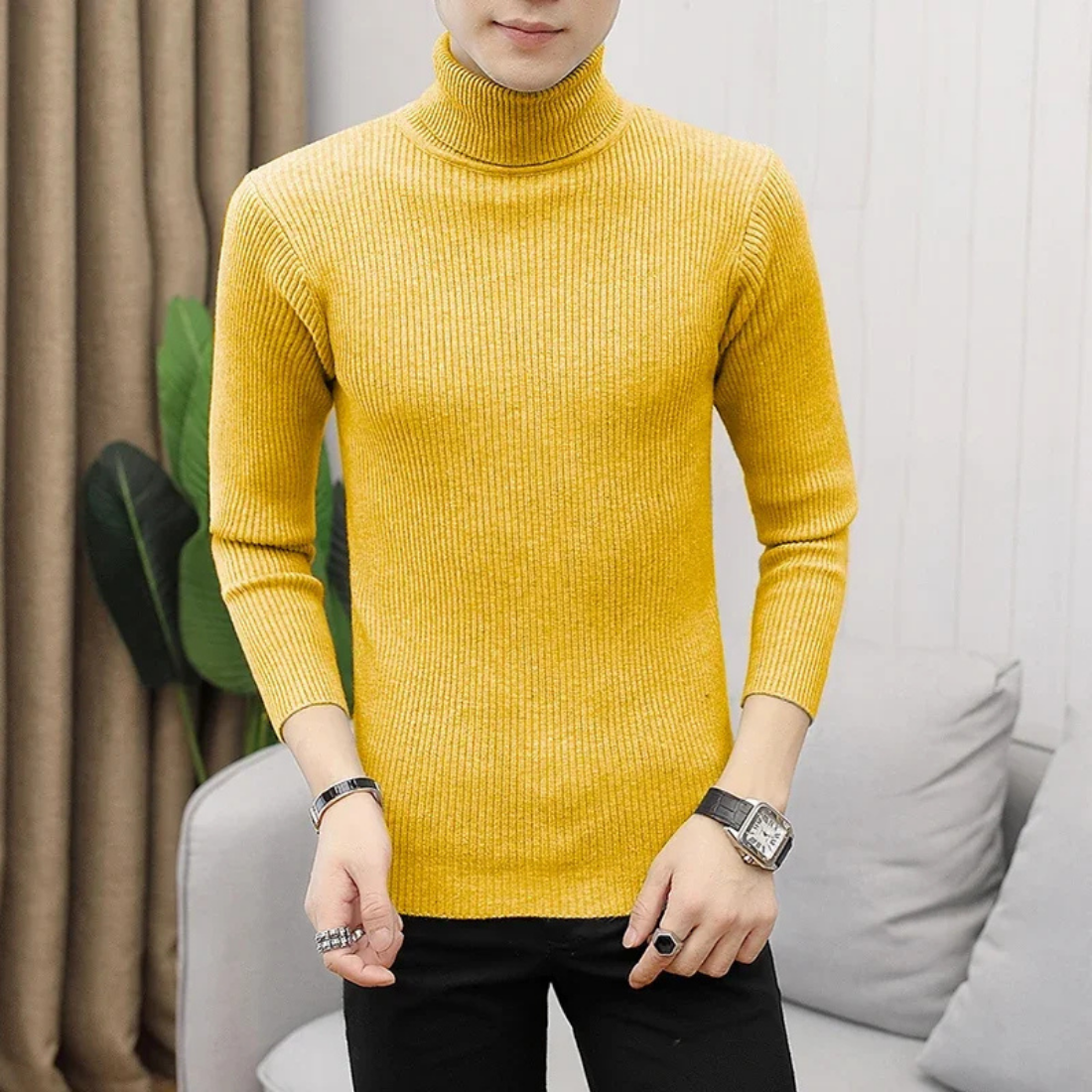 High-quality Turtleneck jumper for men