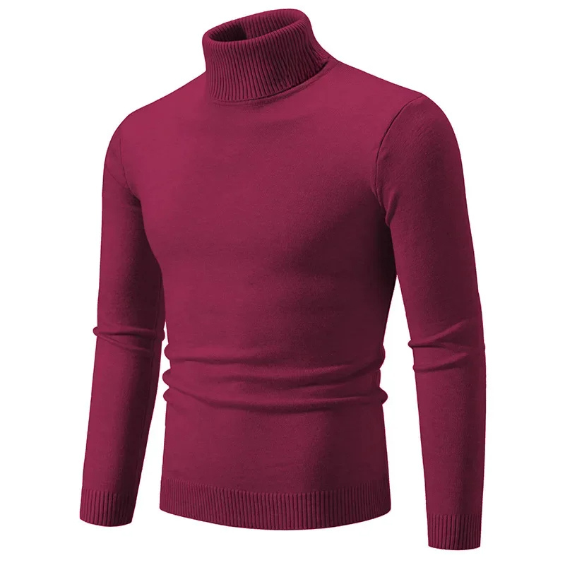 Elegant turtleneck jumper in fine knit