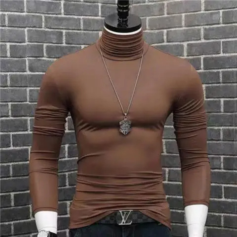 Elegant turtleneck jumper men - Fashionable turtleneck jumper