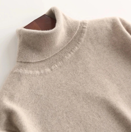 Elegant knit  turtleneck jumper men