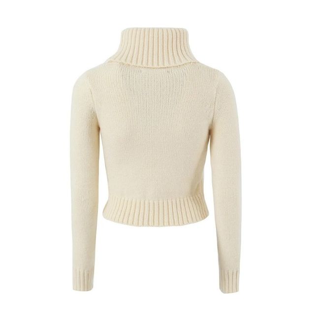 Ribbed turtleneck jumper in soft knit