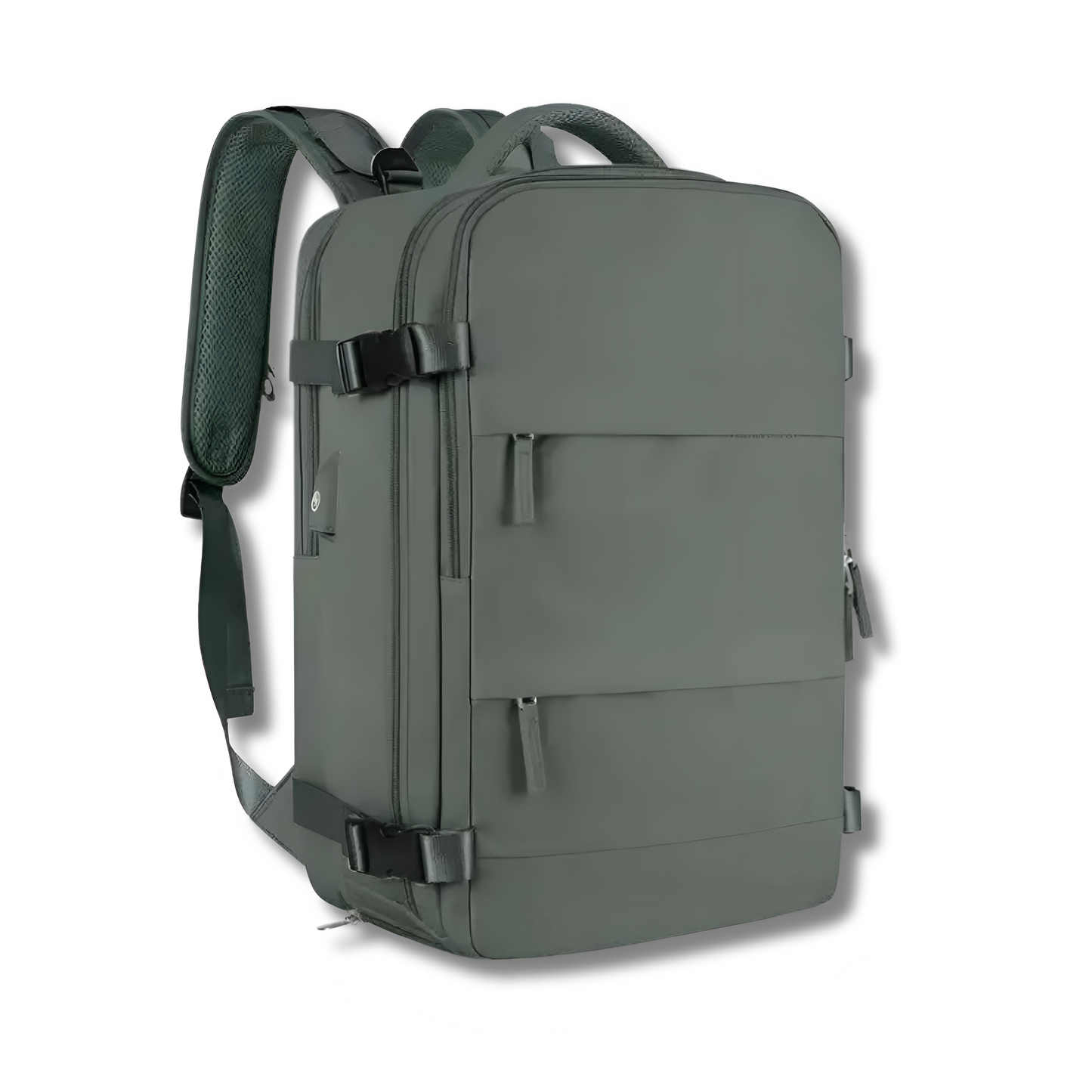 Travel backpack with plenty of storage space and USB charging port