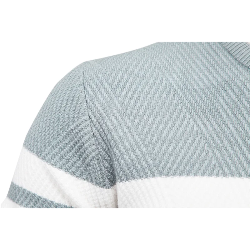 Striped men's jumper with modern design for stylish appearances