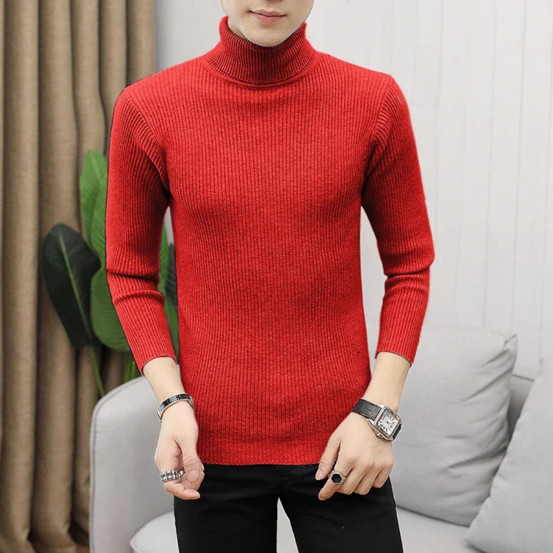 High-quality Turtleneck jumper for men