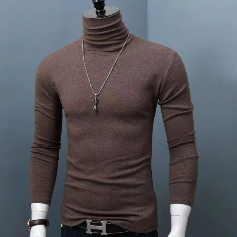 Elegant turtleneck jumper men - Fashionable turtleneck jumper