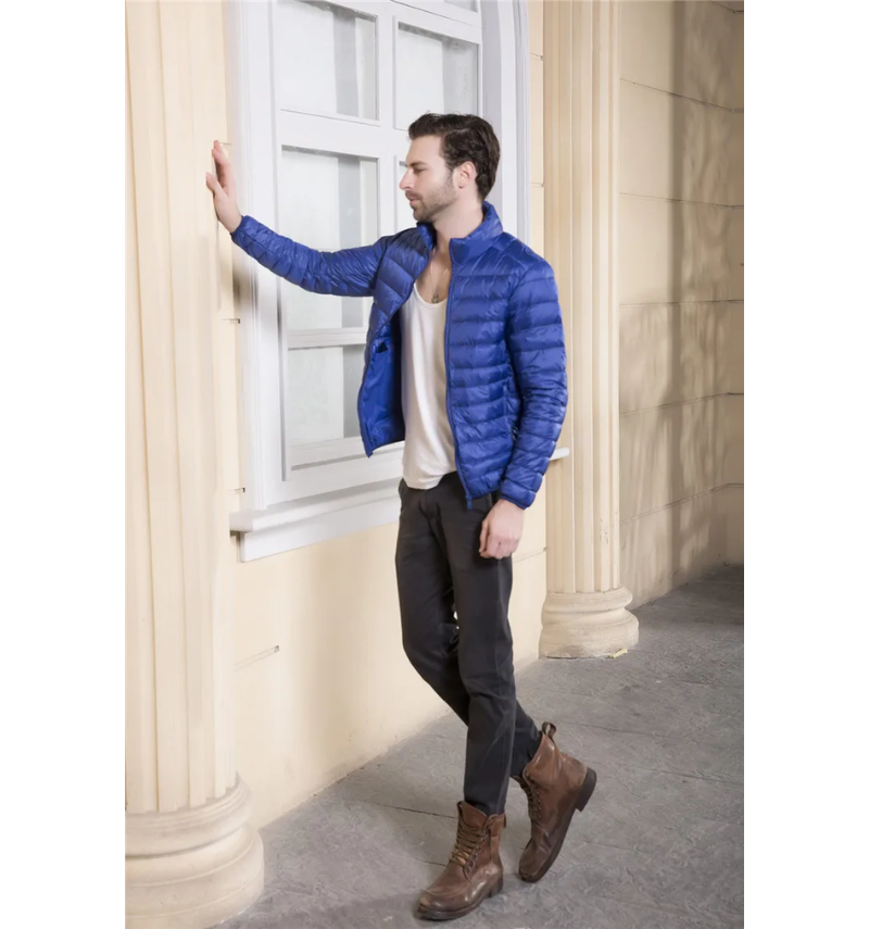 Men's Casual quilted transition jacket