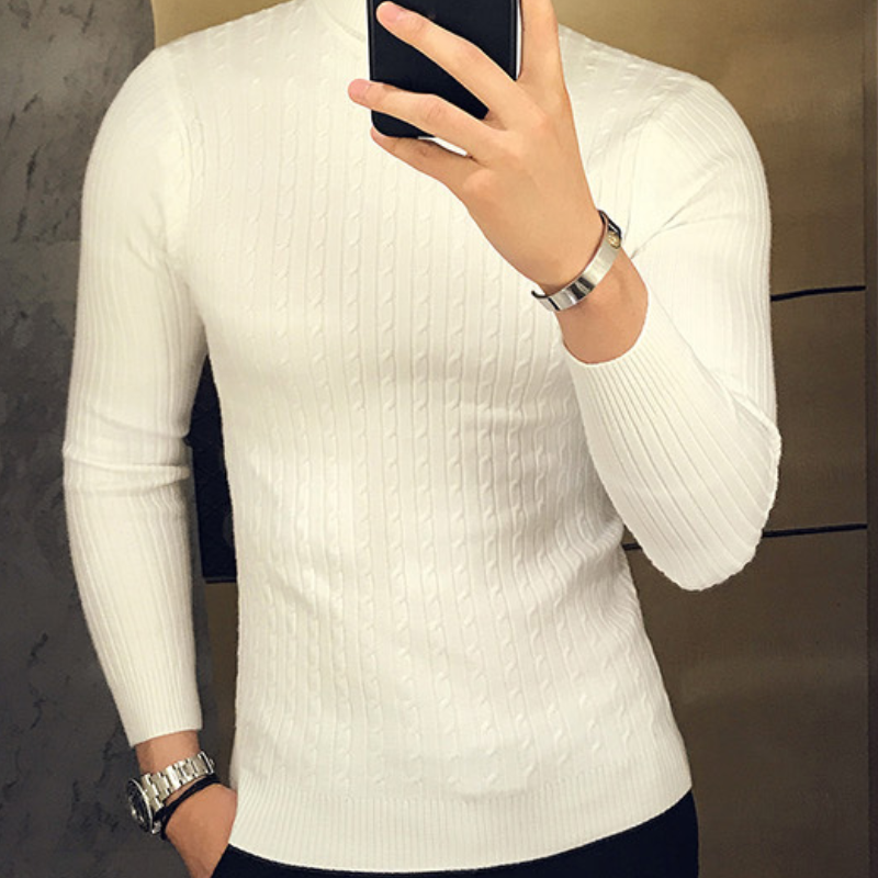 Cable knit, soft, slim fit, casual wear