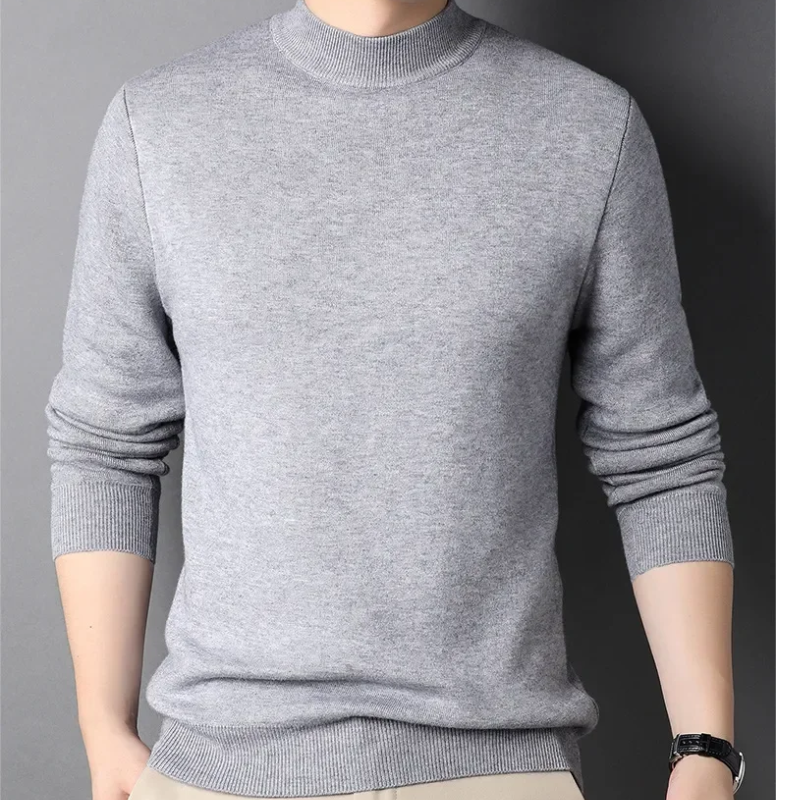 Warm knitted jumper in soft wool