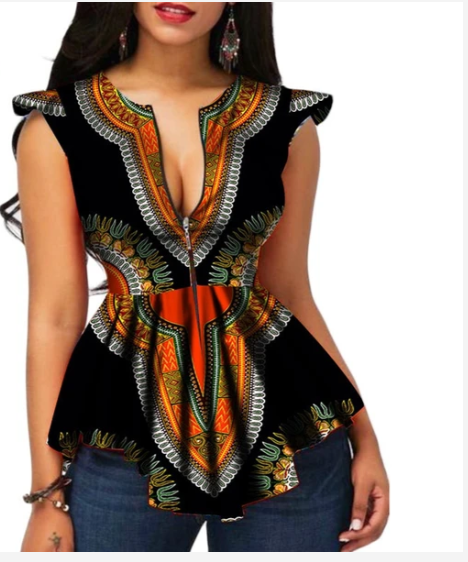 Classy Cotton African Ladies blouse